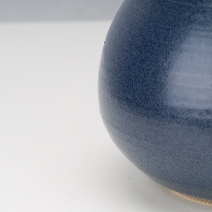 Blue handmade ceramic vase