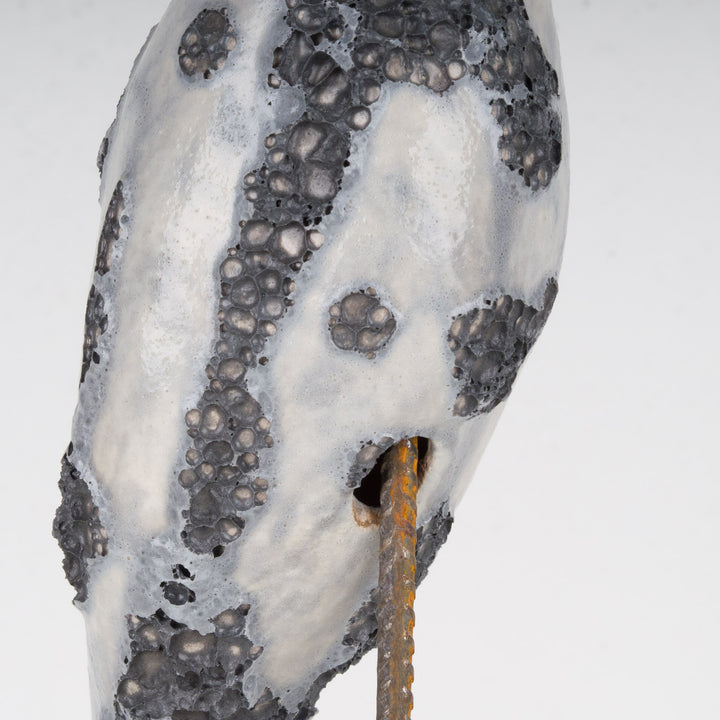Beautiful statue of a bird in ceramic