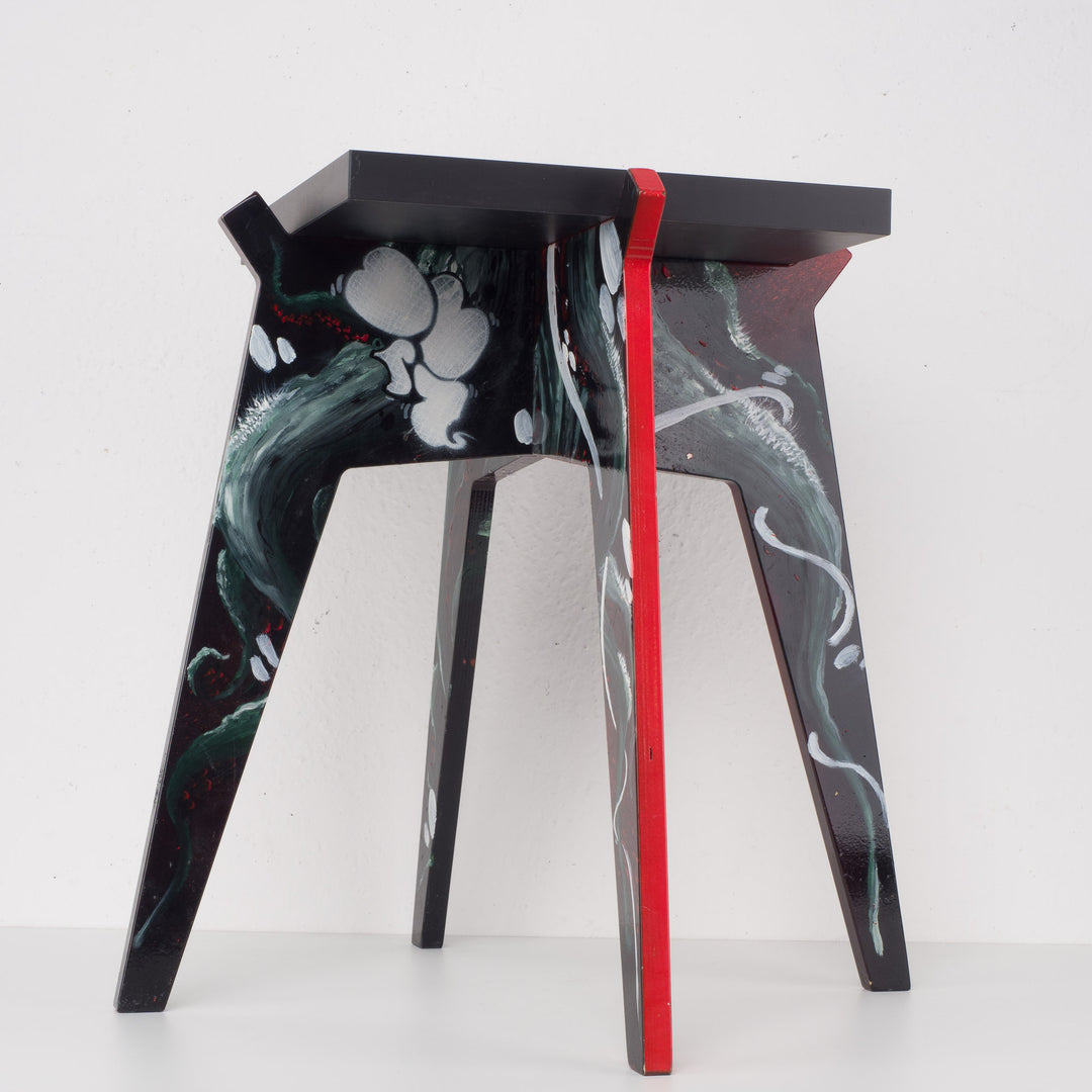 Nice design side table with painted base