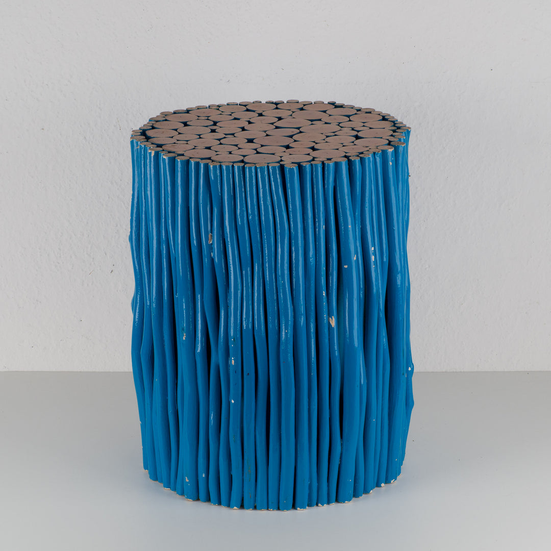 Super nice stool with wooden twigs