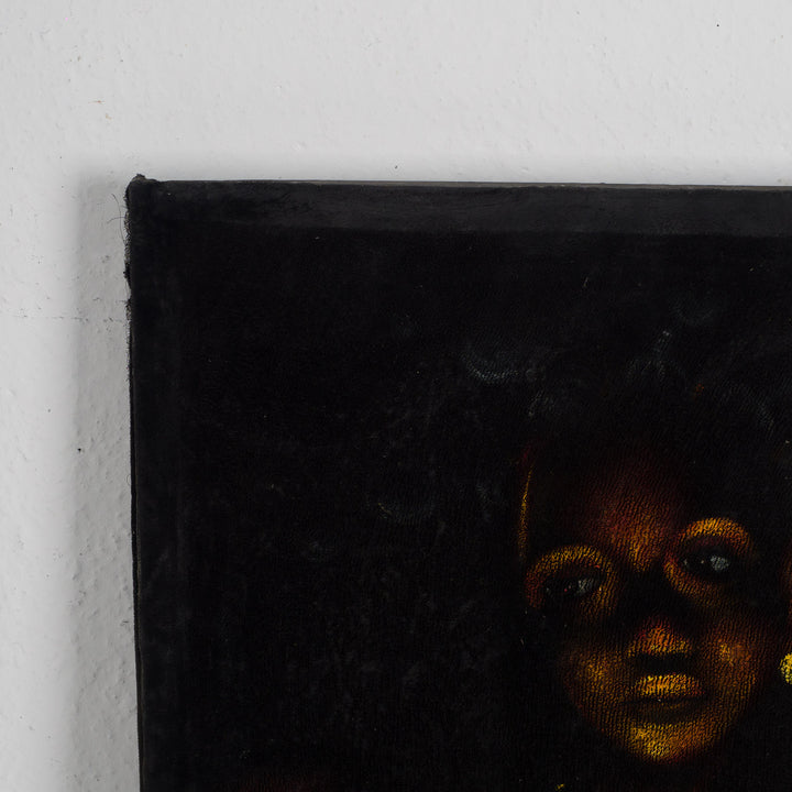 Painting of a black woman with child on her back (2)
