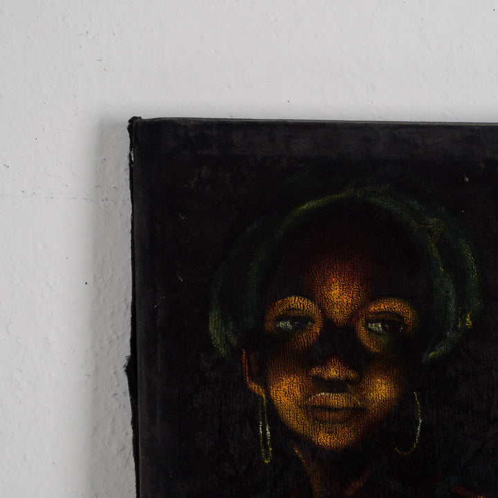 Painting of a black woman with child on her back (3)