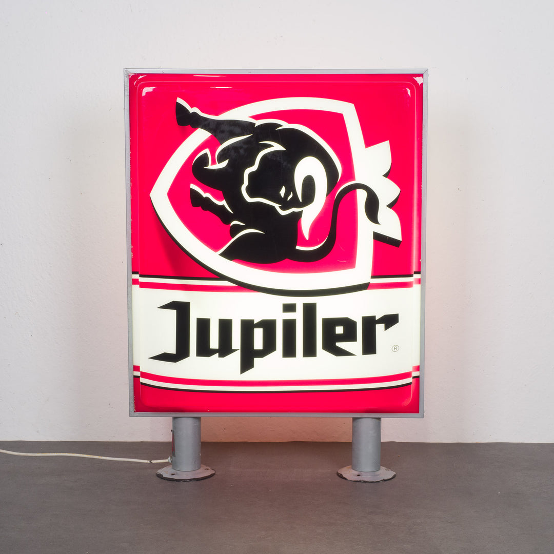 Facade neon sign for Jupiler beer