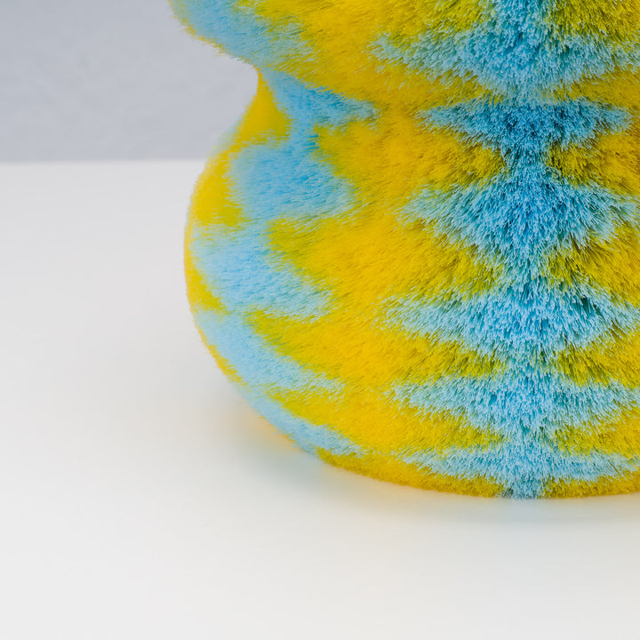 Fun colorful vase in brush shape