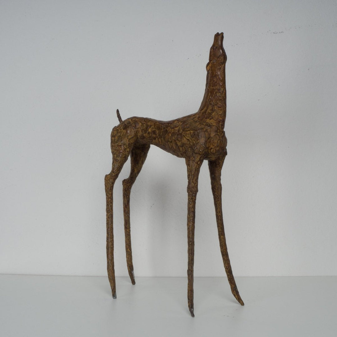 Greyhound in brons - De Tuin Der Kunsten
