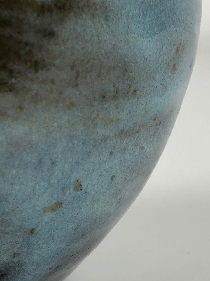 Lichtblauwe geglazuurde keramische vaas - De Tuin Der Kunsten
