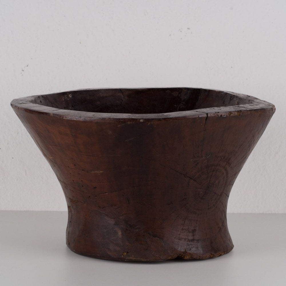 Oosterse houten pot - De Tuin Der Kunsten