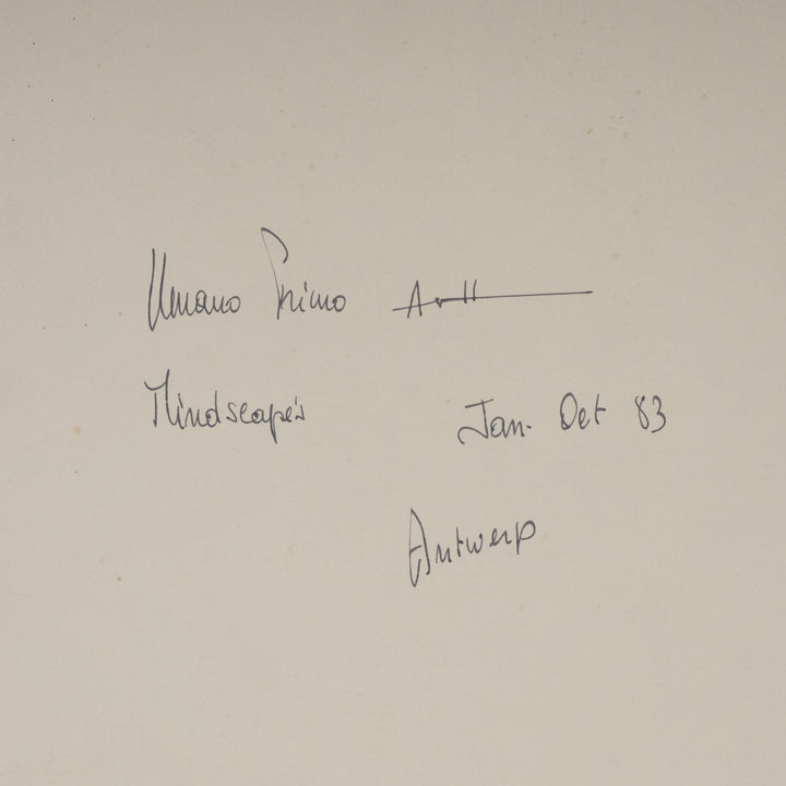 Umano Primo (XXe eeuw) - kunstwerk Mindscapes uit 1983 - De Tuin Der Kunsten