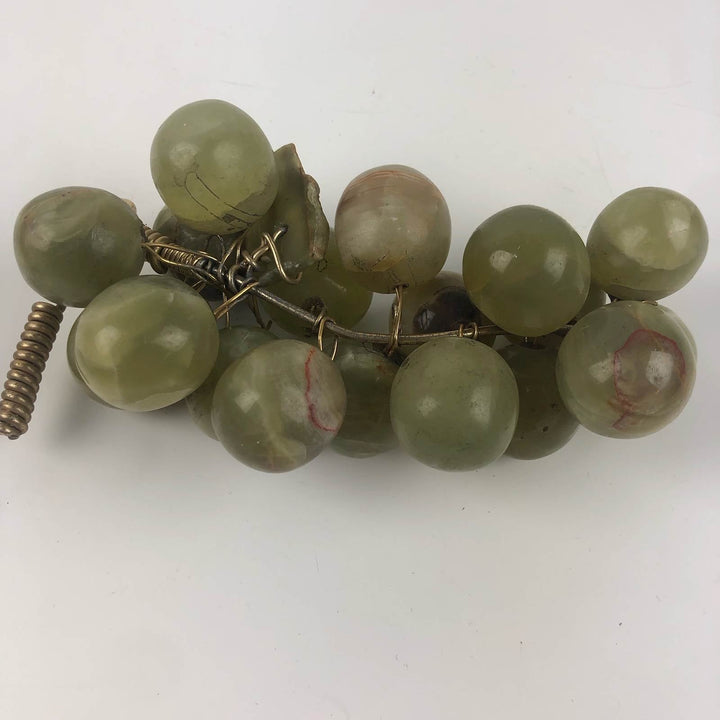 Vintage groene druiventros in onyx - De Tuin Der Kunsten