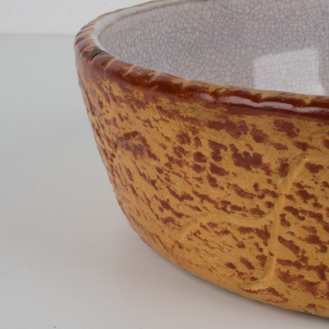 1930s Tellurite No. 5 – Cast Iron Decorative and Utility Bowl (Belgium)