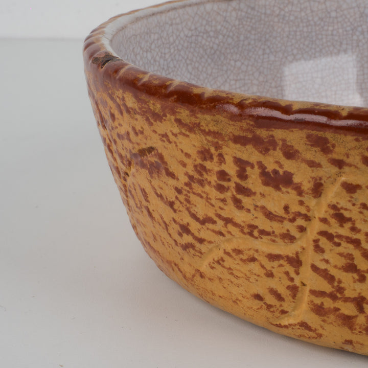 1930s Tellurite No. 5 – Cast Iron Decorative and Utility Bowl (Belgium)