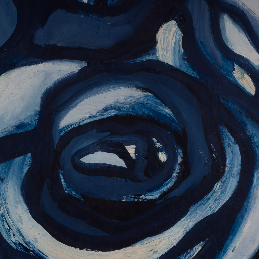 Abstract schilderij “Doucey” – expressieve figuratieve kunst – 81,5 × 112 × 3,5 cm