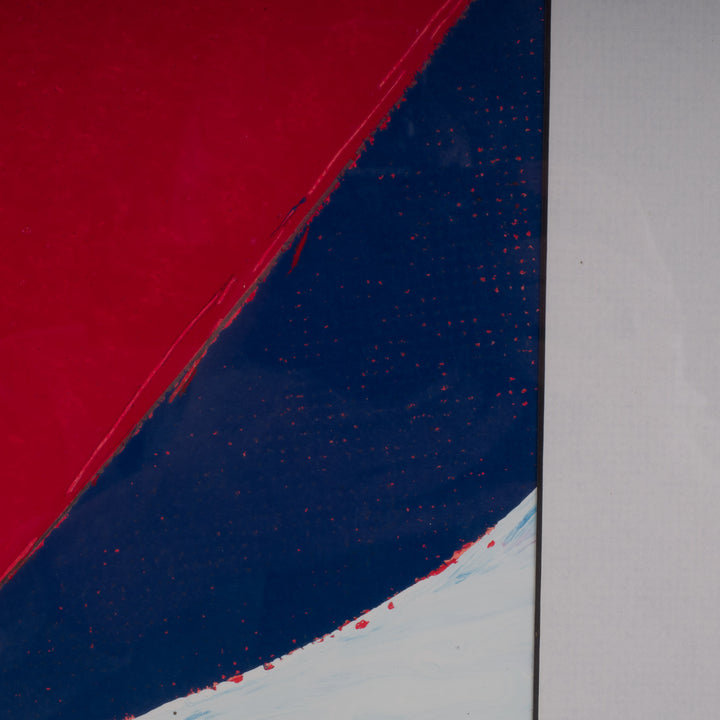 Compositie in Spanning – abstract schilderij in gemengde techniek (1991)