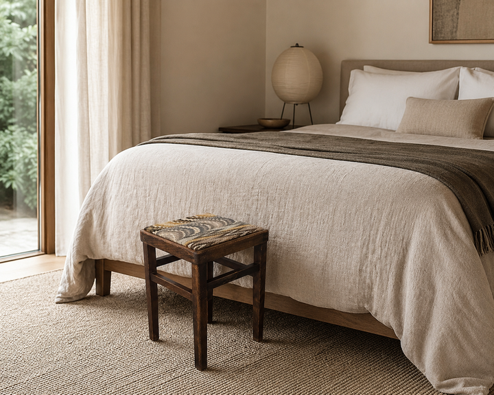 Art Deco kruk | 32x32x45 cm