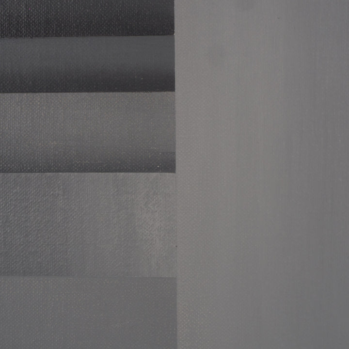 Schilderij 'Opwaartse stilte – 70,5x50,5cm - een verstilde weg naar licht en diepte' door Monique Coppieters