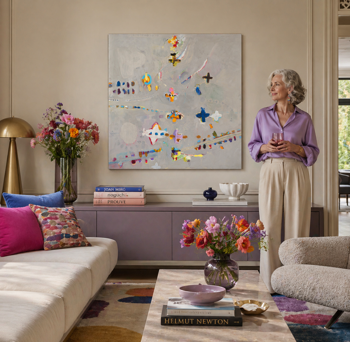 Contemporary painting from 2005 by Virginie Borsani