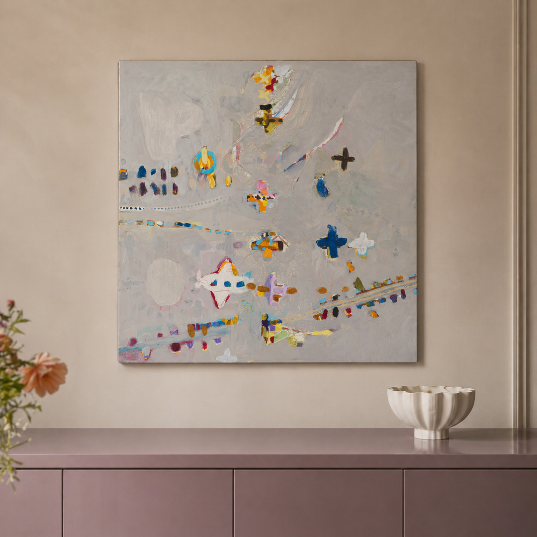 Contemporary painting from 2005 by Virginie Borsani