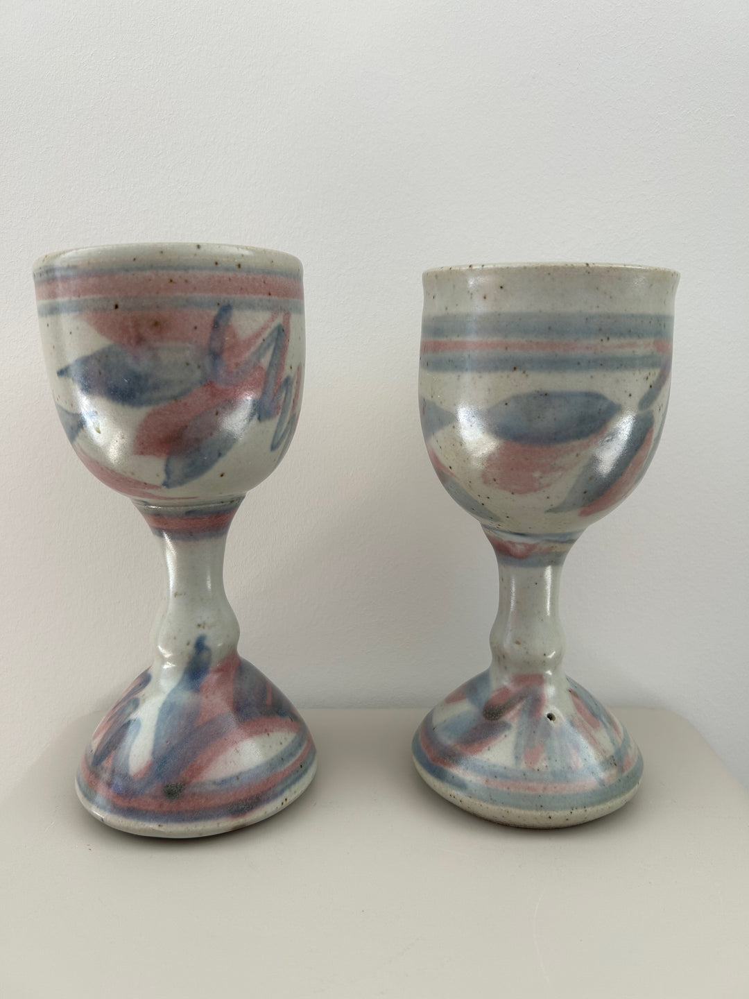 Set van 2 Vintage Beaufort Pottery Bekers Australië – 9x9x19,5cm