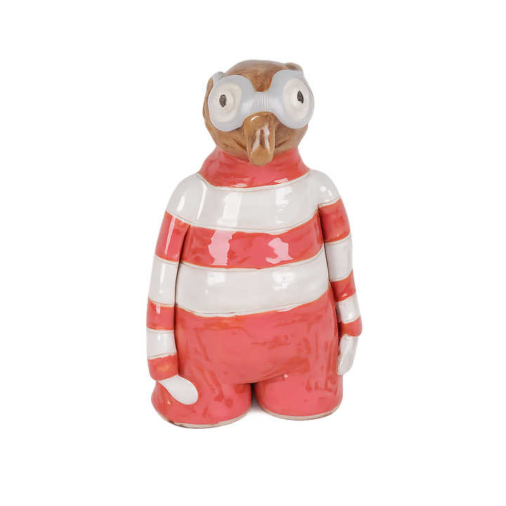 Ludiek keramisch beeld “De Duiker” – Patrick Benoot – 31 cm hoog