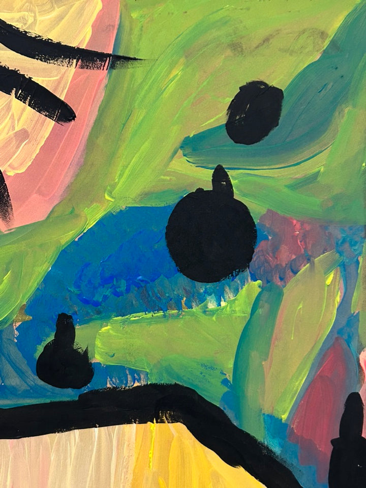 ’t Volk’ – Schilderij door Dominique Beun (2018)