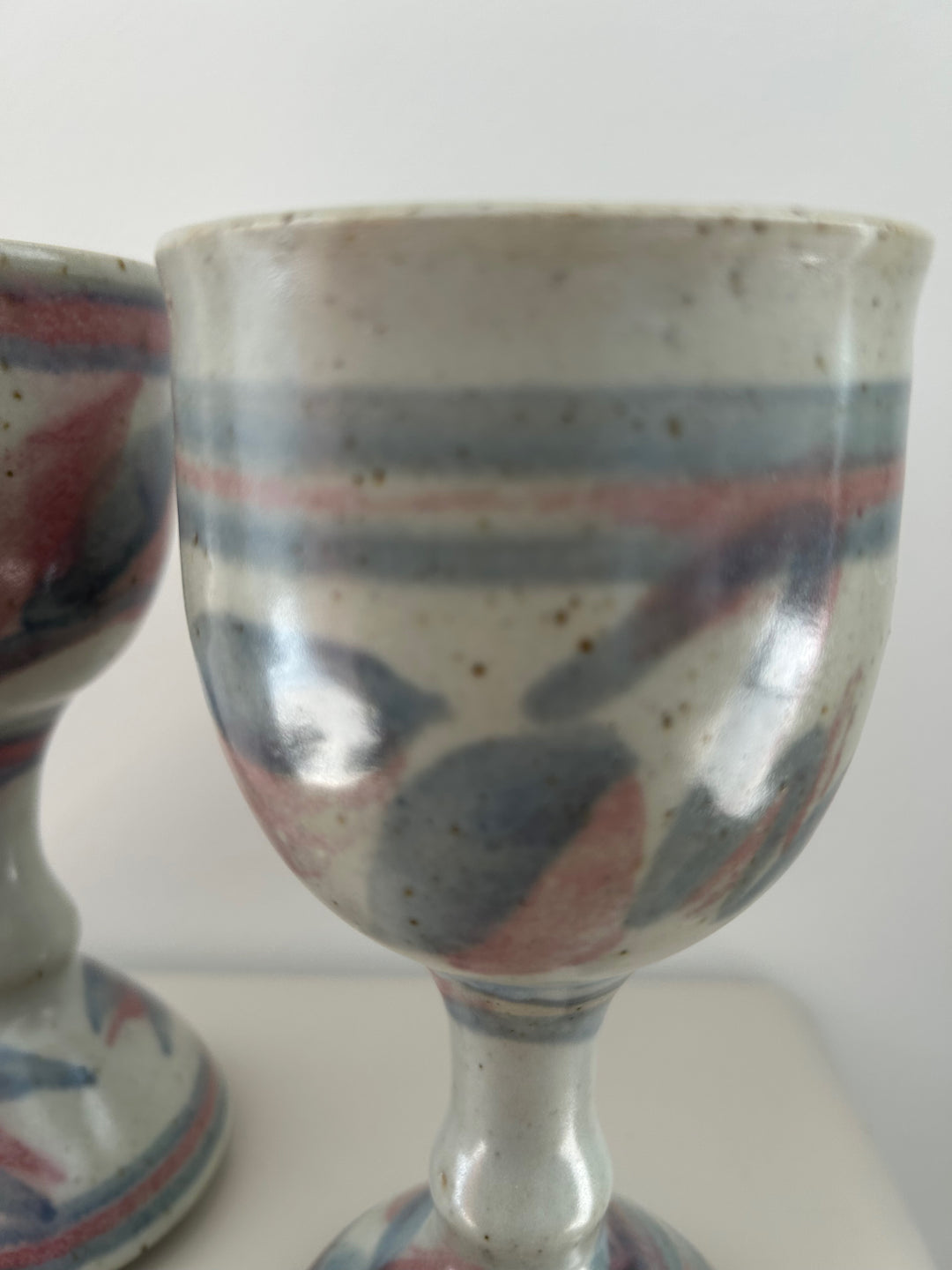 Set van 2 Vintage Beaufort Pottery Bekers Australië – 9x9x19,5cm