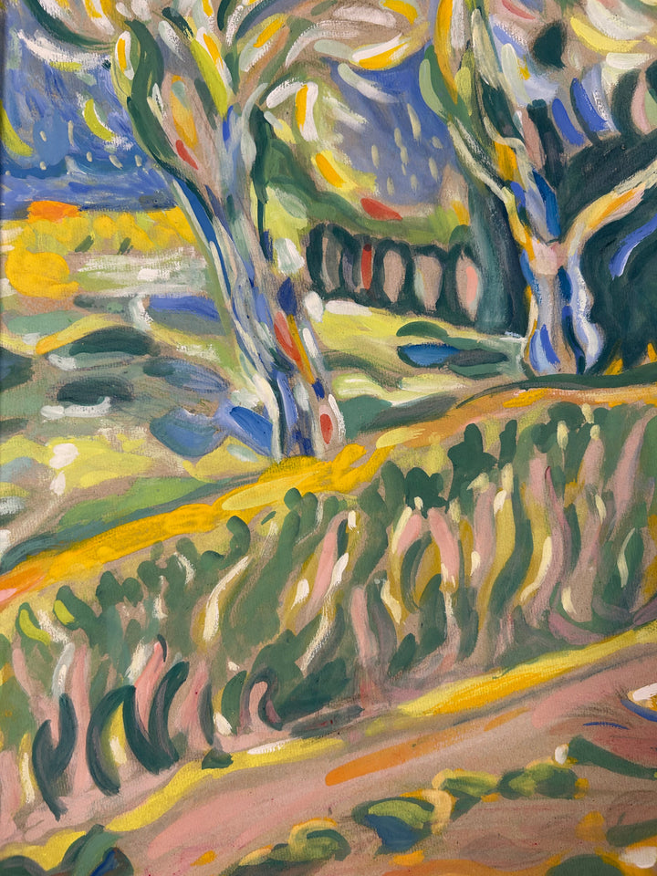 Schilderij 'Landschap in Beweging' door S. Matthijs