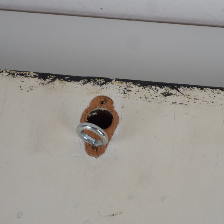 Kleurrijke vierkante Arabische spiegel – beschilderd en gedecoreerd