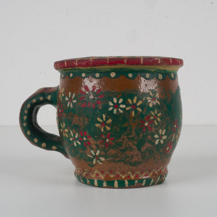 Hand-painted earthenware cup – 1954
