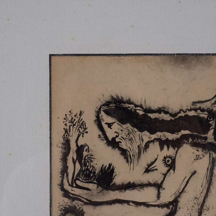 Gust Smet – “Visioenen” – originele tekening, gesigneerd