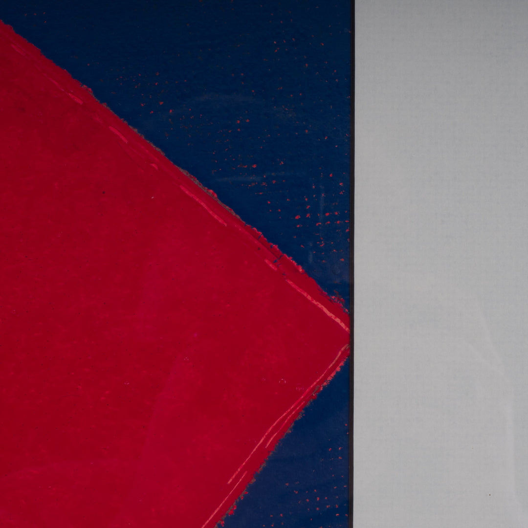 Compositie in Spanning – abstract schilderij in gemengde techniek (1991)