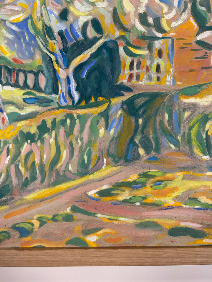 Schilderij 'Landschap in Beweging' door S. Matthijs