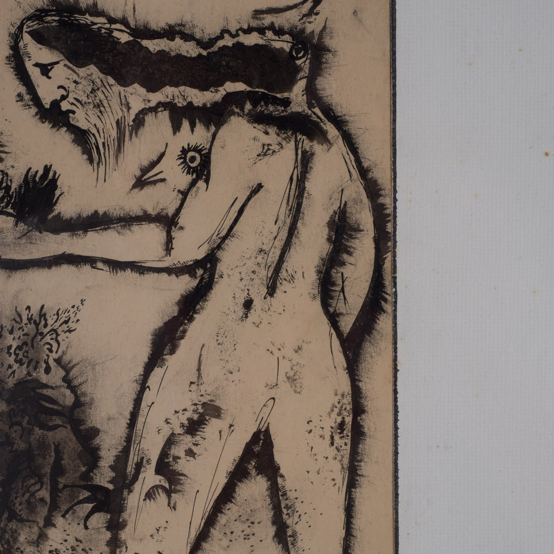 Gust Smet – “Visioenen” – originele tekening, gesigneerd