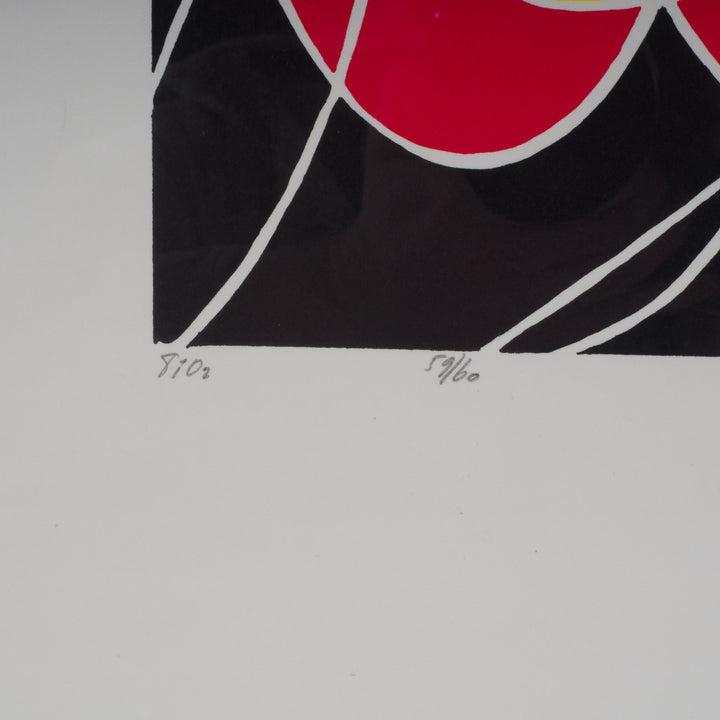 Lithografie 'Compositie in Evenwicht' door Ed Cafmeyer