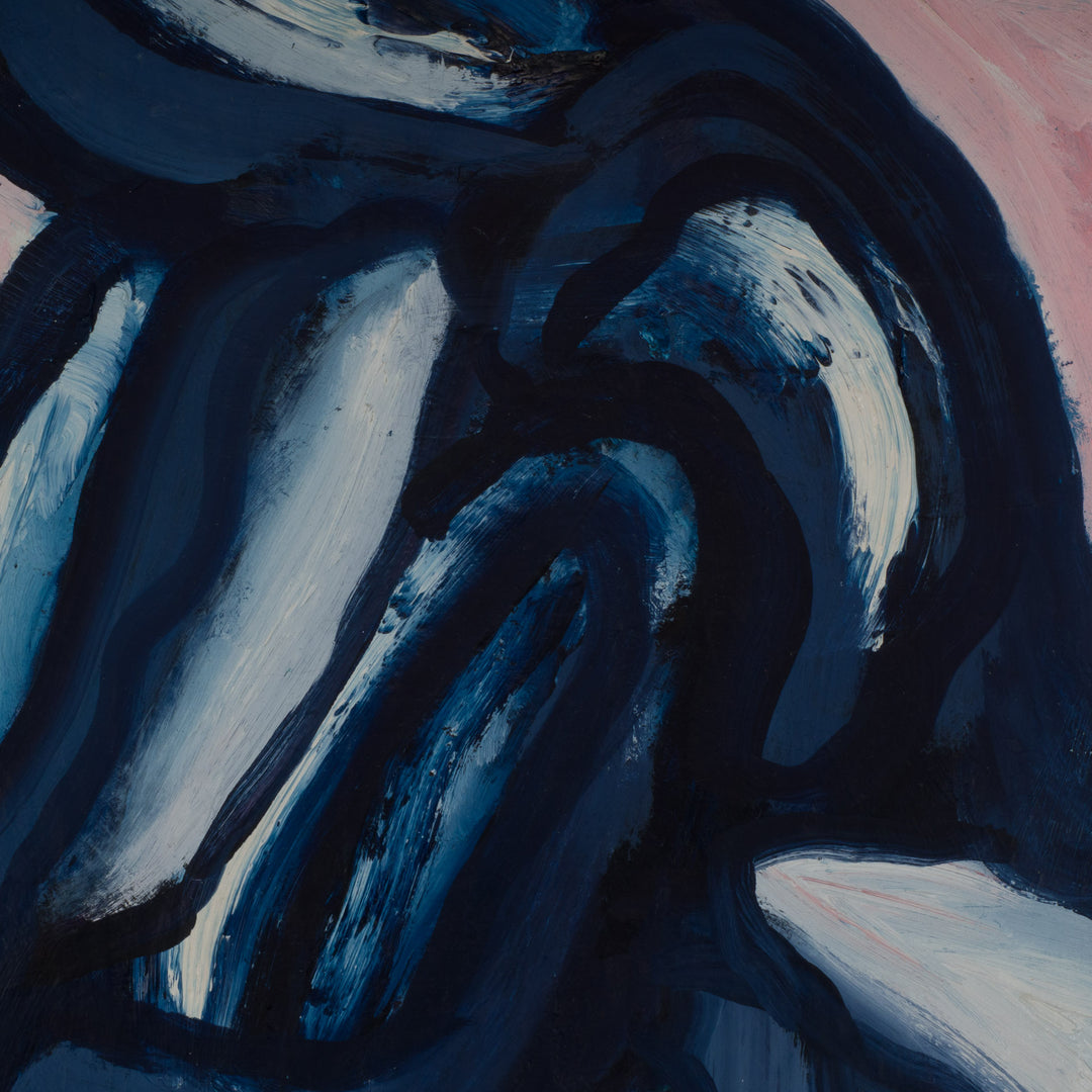 Abstract schilderij “Doucey” – expressieve figuratieve kunst – 81,5 × 112 × 3,5 cm