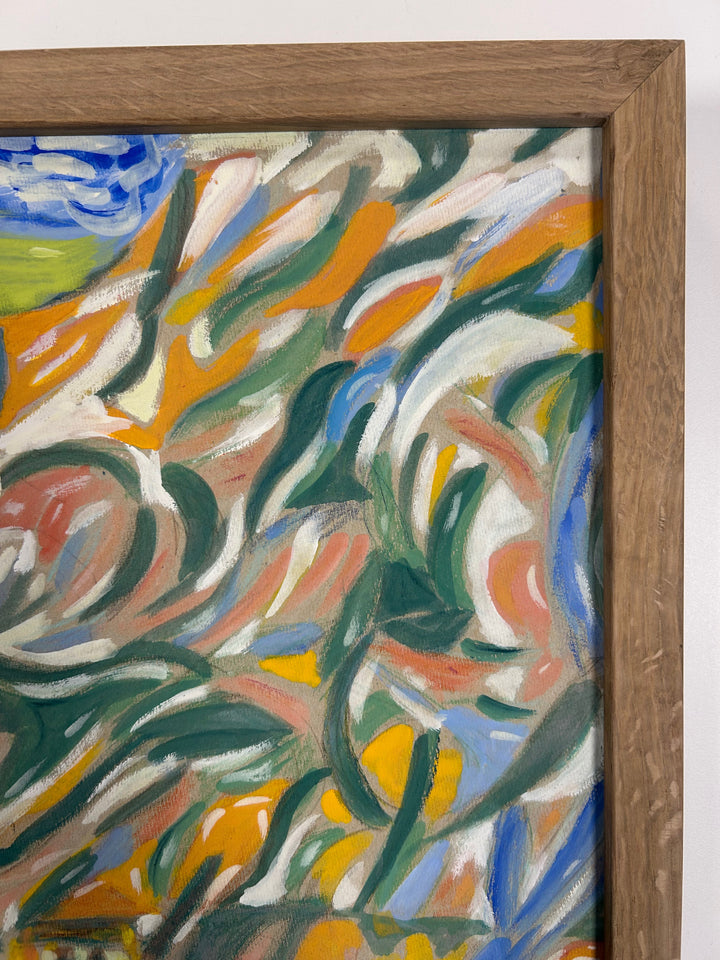 Schilderij 'Landschap in Beweging' door S. Matthijs