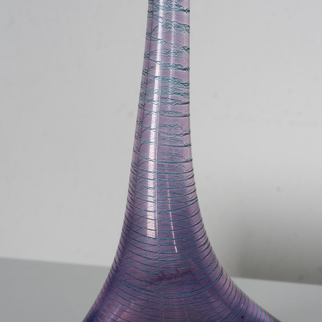 Heiner Düsterhaus – Signed Studio Glass Vase (12 x 12 x 31.5 cm) 