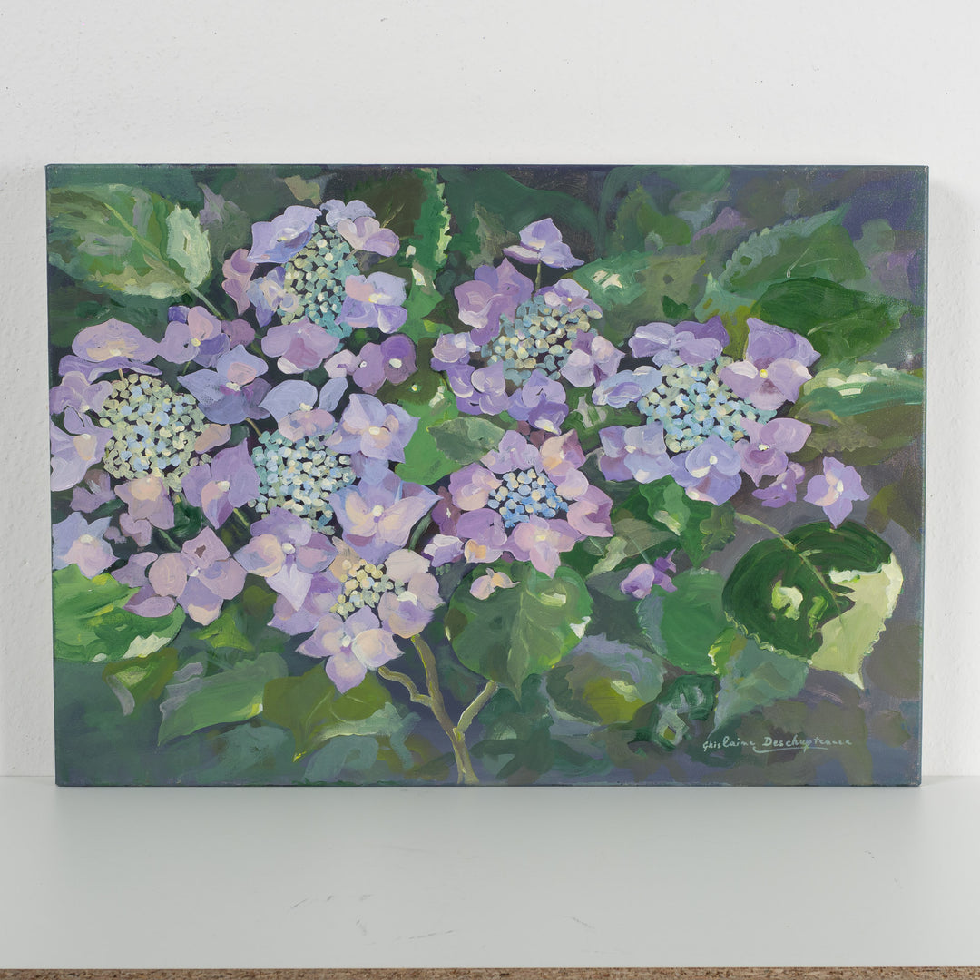 'Les Hydrangeas' by Ghislaine Deschuyteneer