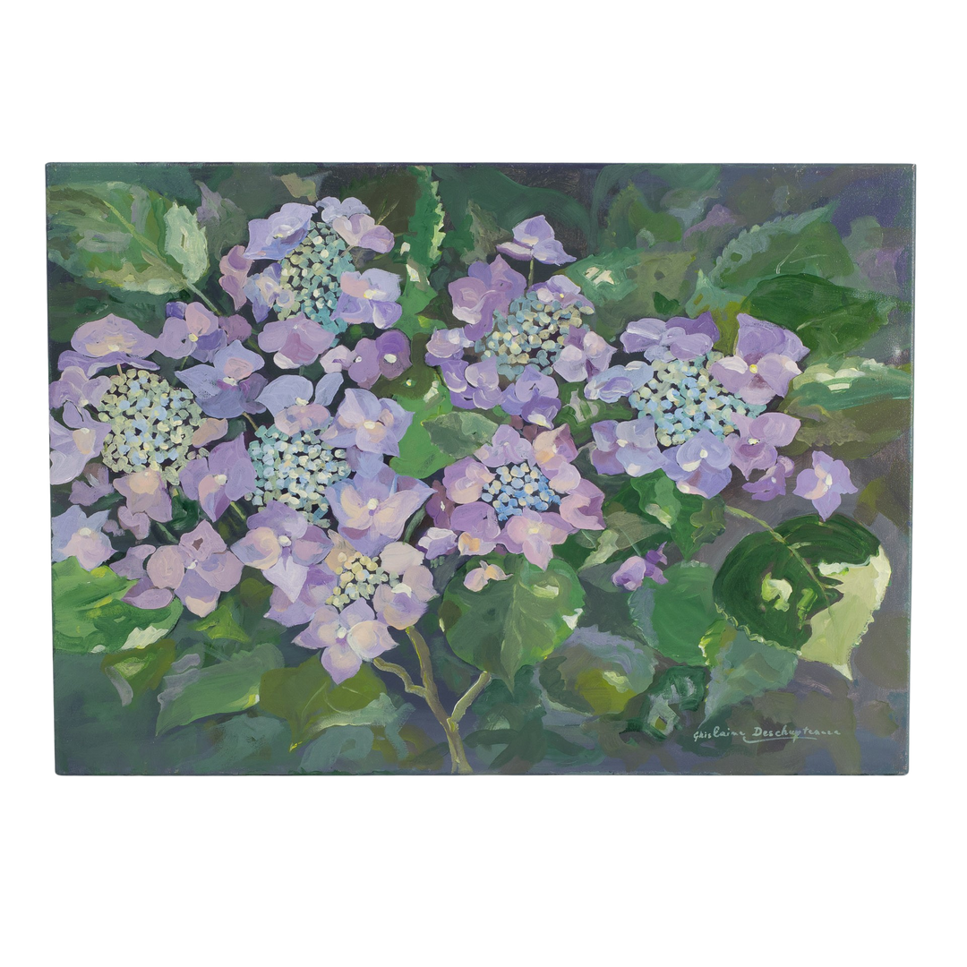 'Les Hydrangeas' by Ghislaine Deschuyteneer