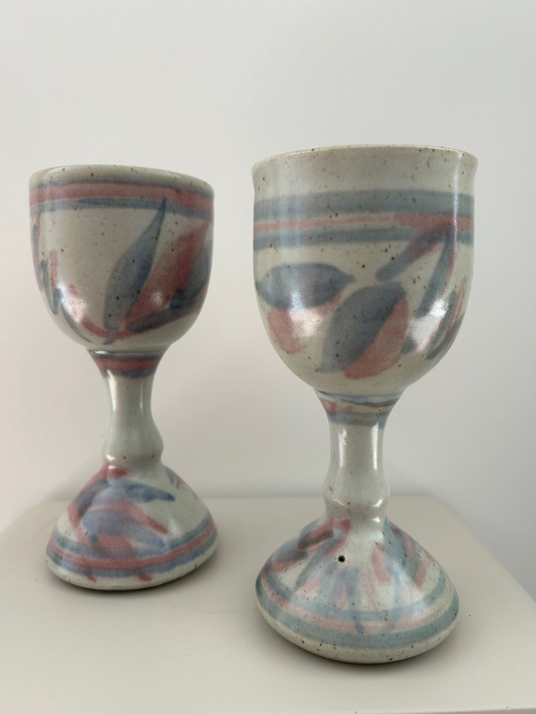 Set van 2 Vintage Beaufort Pottery Bekers Australië – 9x9x19,5cm