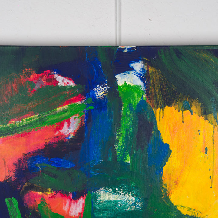 Kleurrijk abstract schilderij – 100 x 100 cm – Uniek en expressief