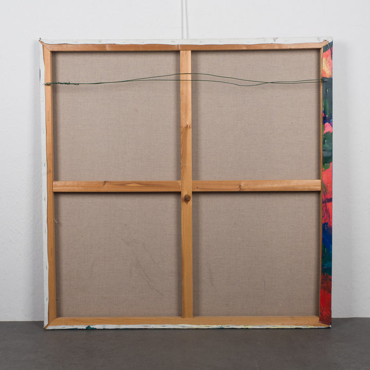 Kleurrijk abstract schilderij – 100 x 100 cm – Uniek en expressief