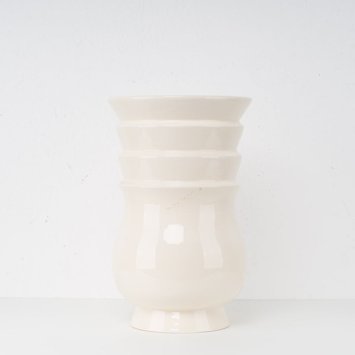 Siervaas in geglazuurde keramiek – Royal Boch