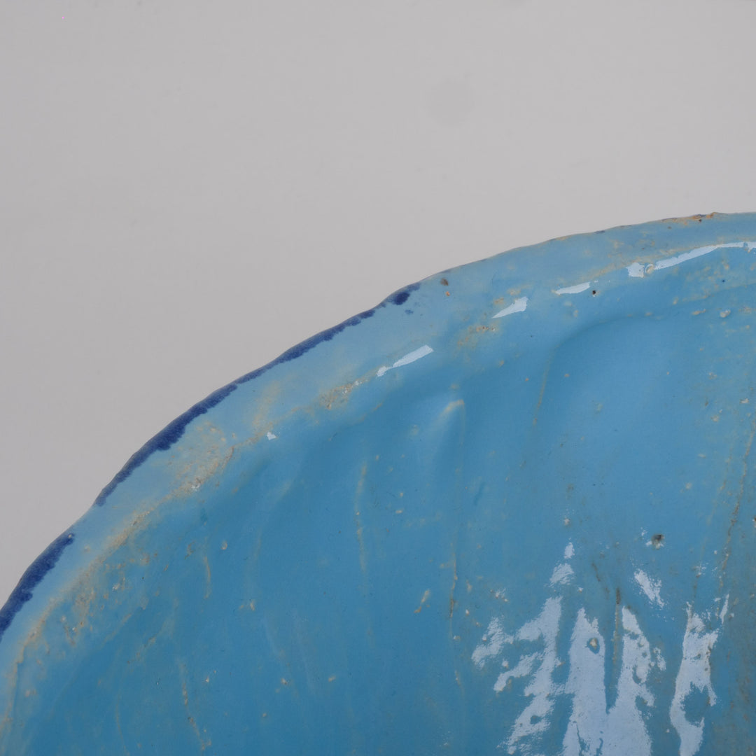 Diepblauwe Handgemaakte Keramische Schaal – Jan Deceuninck | Uniek Atelierstuk