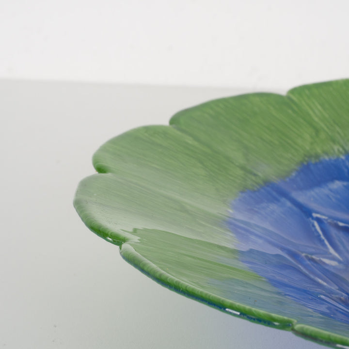 Handgeschilderde glazen schaal – kleurrijke decoratieve schaal