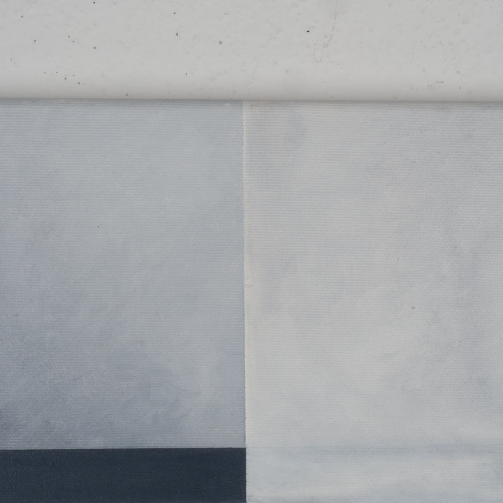 Schilderij “Architectural Silence nr. 21” – Ruimte als ervaring in verstilde lagen | grijs schilderij / 50,5x70,5x2,5cm /  - Monique Coppieters