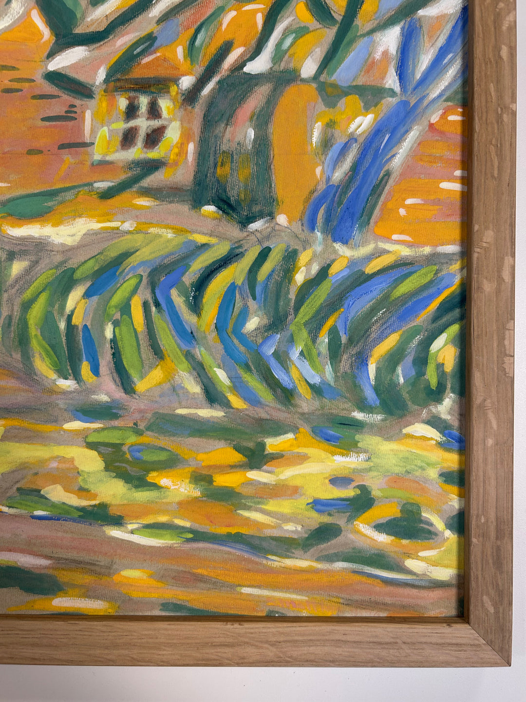 Schilderij 'Landschap in Beweging' door S. Matthijs