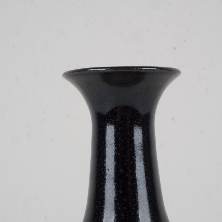 Handgemaakt Vintage Druiperglazuur Vaasje – Gesigneerd