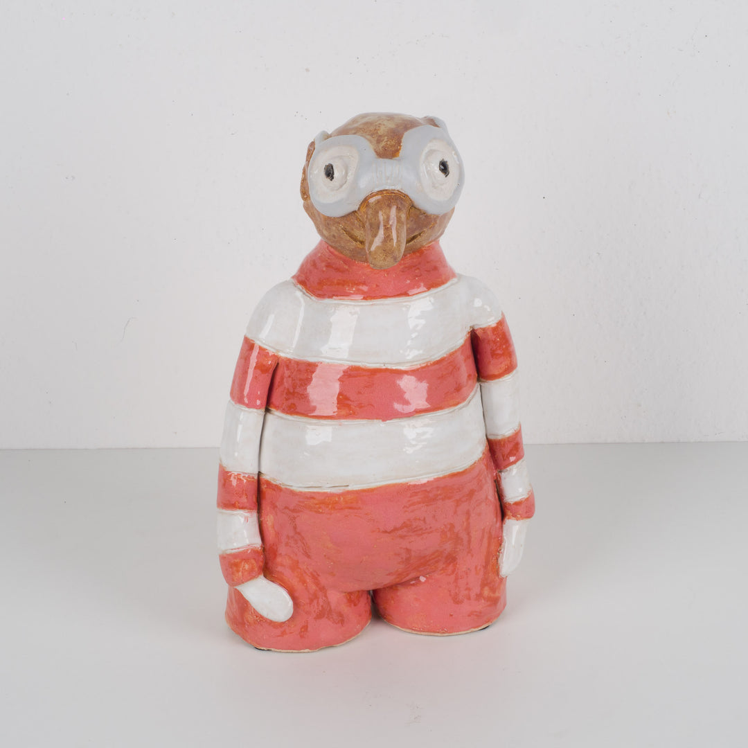 Ludiek keramisch beeld “De Duiker” – Patrick Benoot – 31 cm hoog