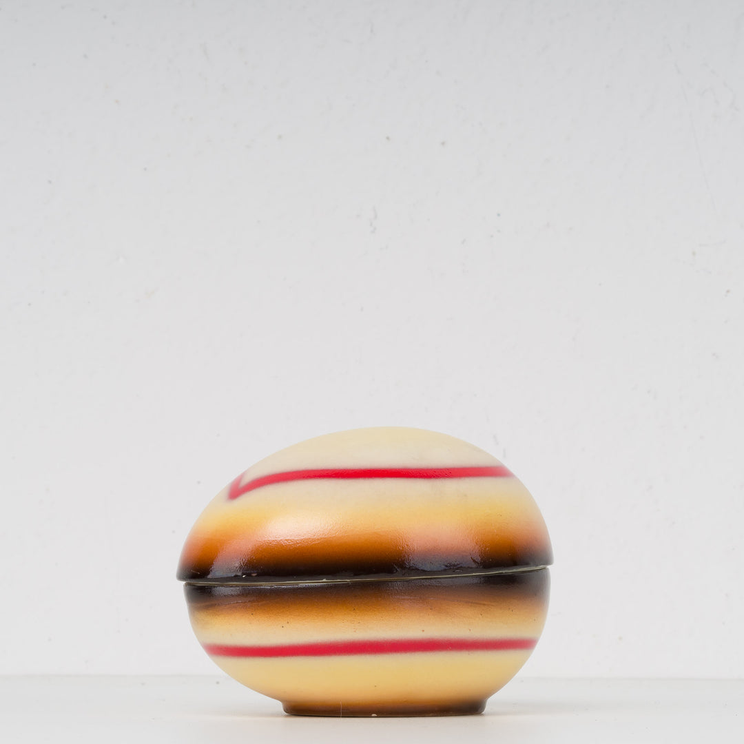 Keramisch dekselpotje BIHL – Tschechoslovakia – 16 x 11 x 10 cm