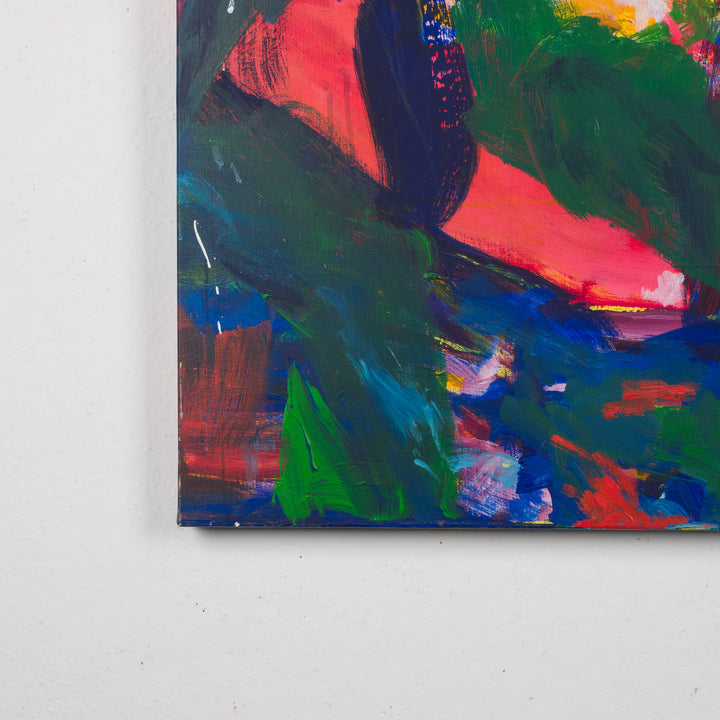 Kleurrijk abstract schilderij – 100 x 100 cm – Uniek en expressief